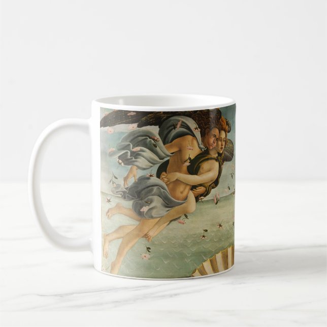 The Birth of Venus by Botticelli - Mug (Left)