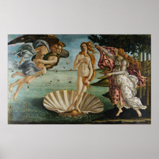 The Birth Of Venus (by Sandro Botiicelli) Poster