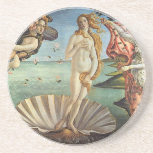 The Birth of Venus by Sandro Botticelli Coaster