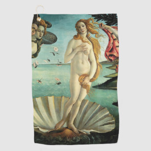 The Birth of Venus by Sandro Botticelli Golf Towel