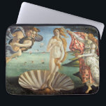The Birth of Venus by Sandro Botticelli Laptop Sleeve<br><div class="desc">The Birth of Venus (c. 1482-1486) by Sandro Botticelli (1444-1510) is a vintage Renaissance Era fine art mythological painting. The goddess Venus has emerged from the sea as a full grown woman and is standing inside a large seashell on the seashore.</div>