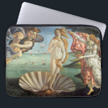 The Birth of Venus by Sandro Botticelli Laptop Sleeve<br><div class="desc">The Birth of Venus (c. 1482-1486) by Sandro Botticelli (1444-1510) is a vintage Renaissance Era fine art mythological painting. The goddess Venus has emerged from the sea as a full grown woman and is standing inside a large seashell on the seashore.</div>