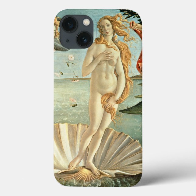 The Birth of Venus, c.1485 (tempera on canvas) Case-Mate iPhone Case (Back)