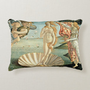 The Birth of Venus, c.1485 (tempera on canvas) Decorative Cushion
