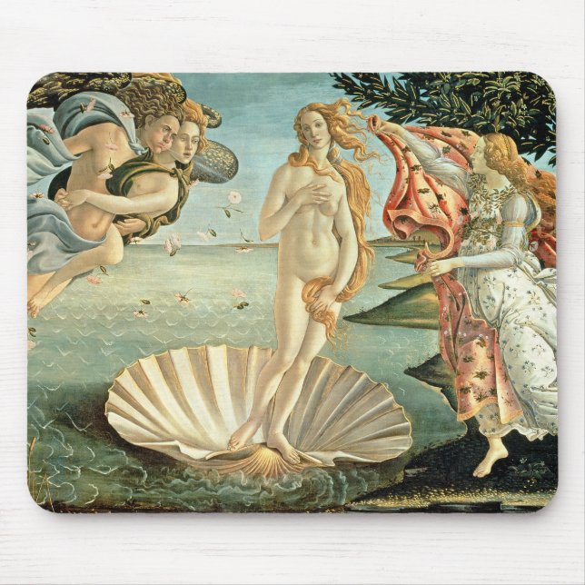 The Birth of Venus, c.1485 (tempera on canvas) Mouse Mat (Front)