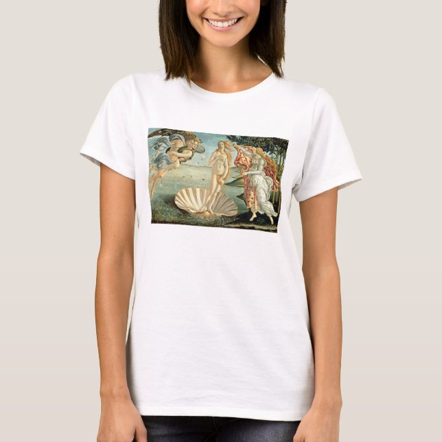 The Birth of Venus, c.1485 (tempera on canvas) T-Shirt (Front)