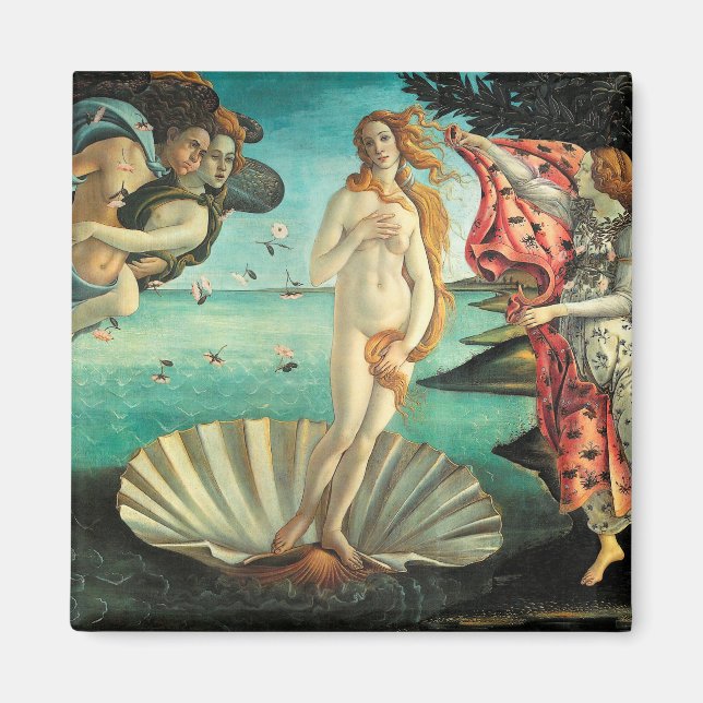 The Birth of Venus - Classic Art by Botticelli Magnet (Front)