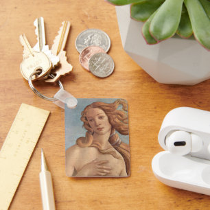 The Birth of Venus (detail) by Sandro Botticelli Key Ring