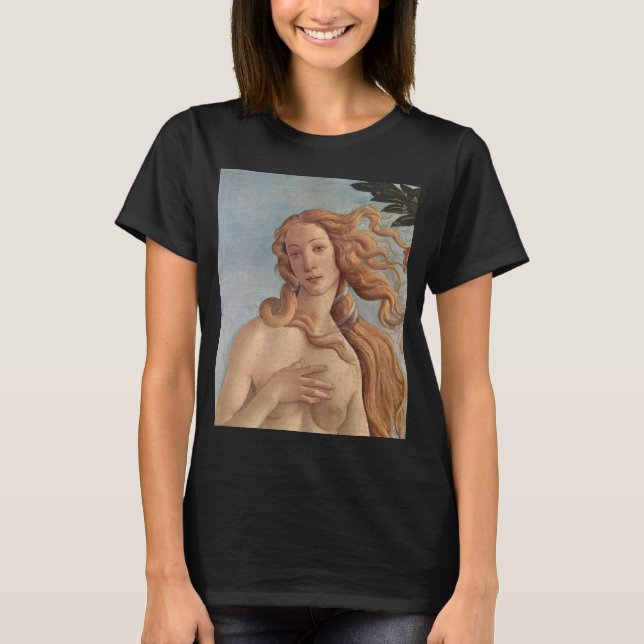 The Birth of Venus (detail) by Sandro Botticelli T-Shirt (Front)