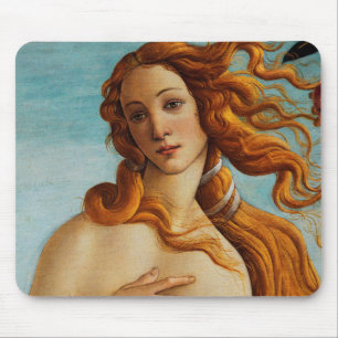 The Birth of Venus (detail), Sandro Botticelli Mouse Mat