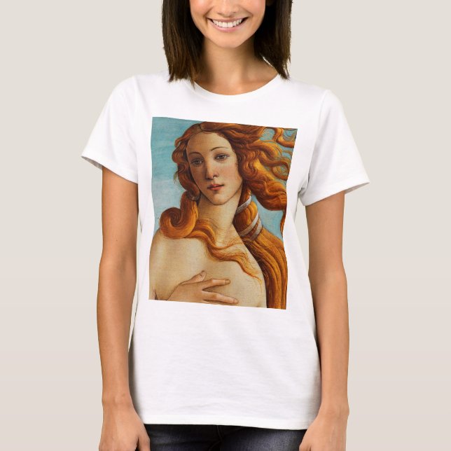 The Birth of Venus (detail), Sandro Botticelli T-Shirt (Front)