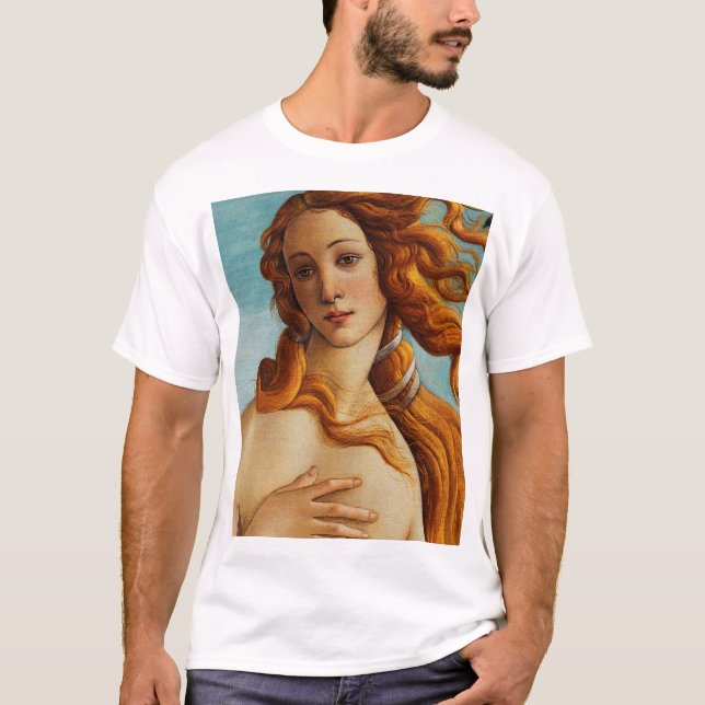 The Birth of Venus (detail), Sandro Botticelli T-Shirt (Front)