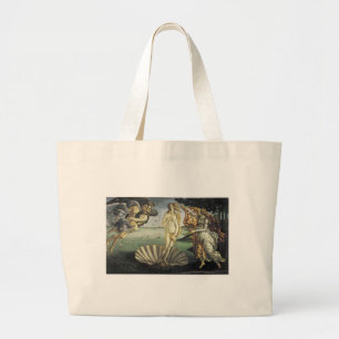 The Birth of Venus Large Tote Bag
