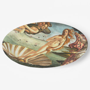 The Birth Of Venus Paper Plate