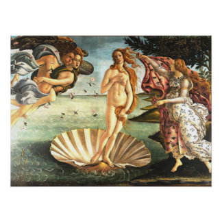 The Birth Of Venus Poster