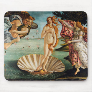 The Birth of Venus, Sandro Botticelli, 1485 Mouse Mat