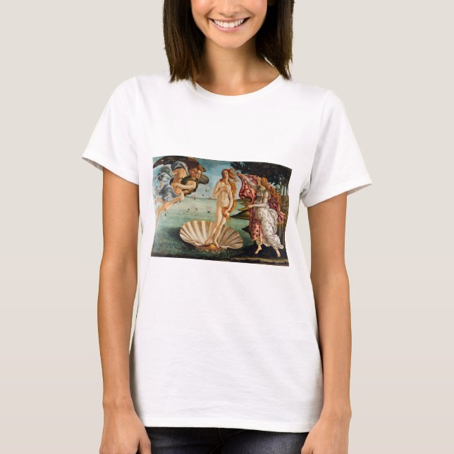 The Birth of Venus, Sandro Botticelli, 1485 T-Shirt (Front)