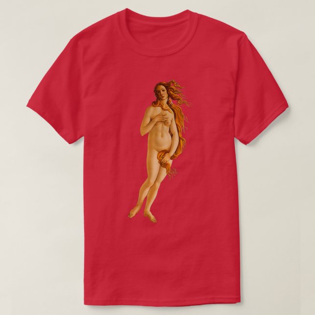The Birth of Venus Sandro Botticelli 8 T-Shirt (Design Front)