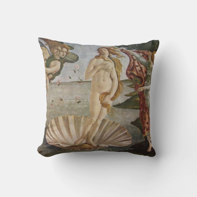 The Birth of Venus Sandro Botticelli Cushion (Front)
