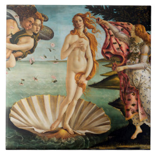 The Birth of Venus, Sandro Botticelli Tile