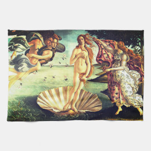 The Birth Of Venus Tea Towel