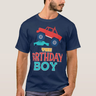 The Birthday Boy Monster Truck Matching Family Par T-Shirt