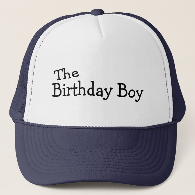 The Birthday Boy Trucker Hat (Front)
