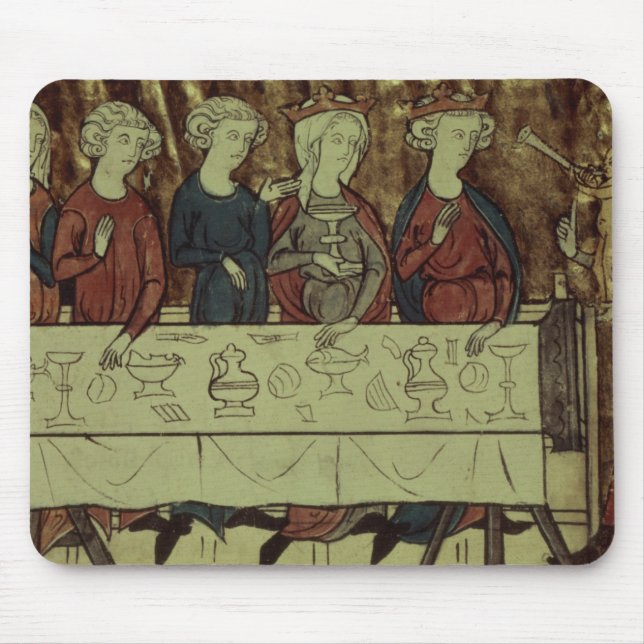 The Birthday Feast of Nubien, King of Armenia Mouse Mat (Front)