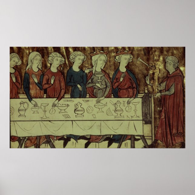 The Birthday Feast of Nubien, King of Armenia Poster (Front)