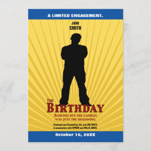 The Birthday Movie Invitation (Boy)