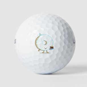 The birthday party doughnut golf balls