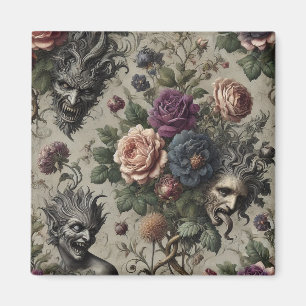 The Birthday Party – Gothic Victorian Floral  Magnet