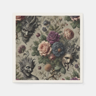 The Birthday Party – Gothic Victorian Floral Napkin