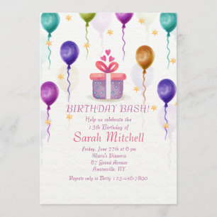 The Birthday Party Invitations