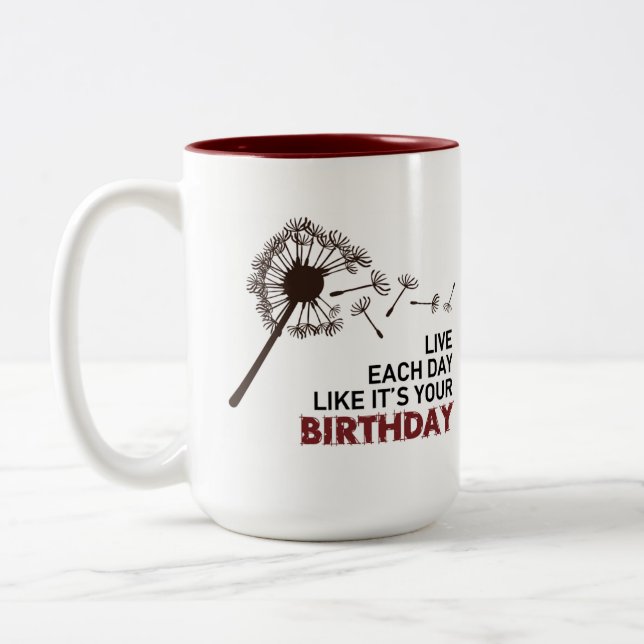 The Birthday Project Mug (Left)