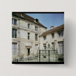 The birthplace of Jean de la Fontaine 15 Cm Square Badge