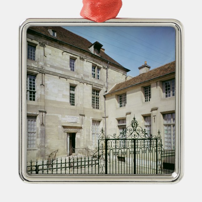 The birthplace of Jean de la Fontaine Metal Tree Decoration (Front)