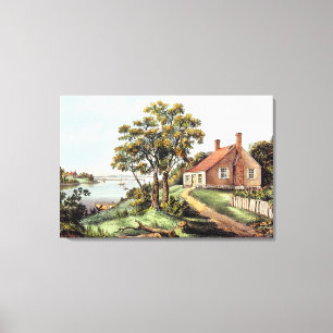 The Birthplace of Washington at Bridges Creek Canvas Print
