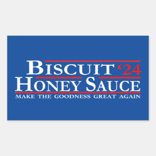 The Biscuit and Honey Sauce 2024 Candidates Rectangular Sticker