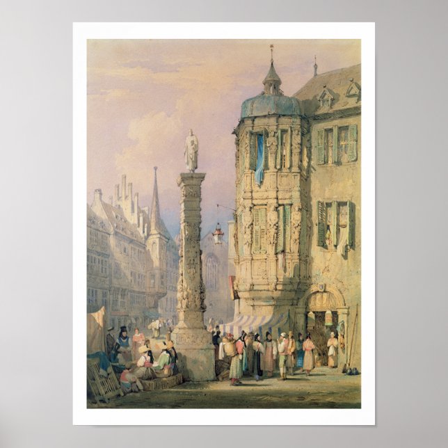 The Bishop's Palace, Wurzburg Poster (Front)