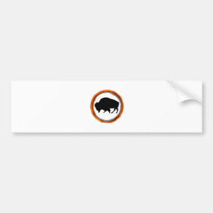 THE BISON CYCLE BUMPER STICKER