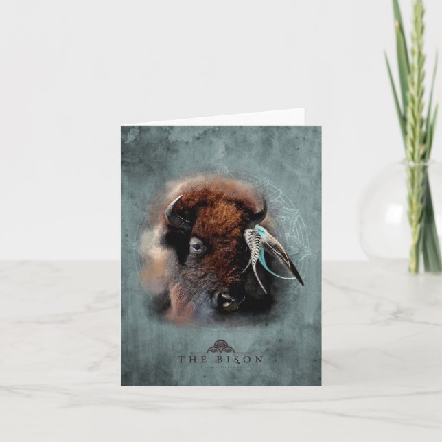 The Bison - Notecard (Front)