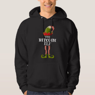 The Bitcoin Elf Funny Christmas Matching Family Hoodie