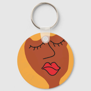 the bla bla lady key ring