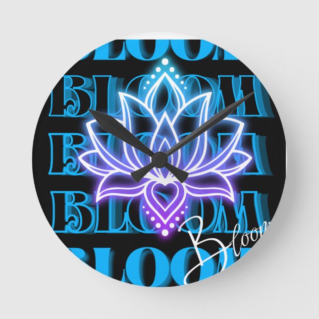 the black aesthetic clock  (Front)