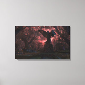 The Black Angel Canvas Print
