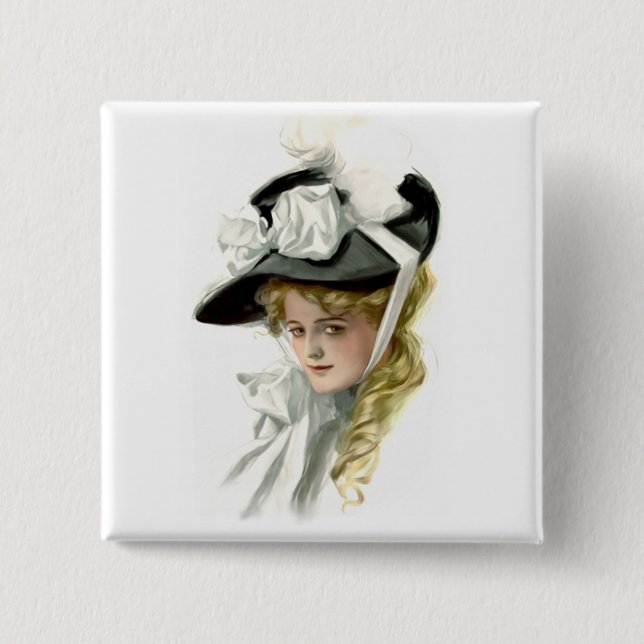 The Black Bonnet 15 Cm Square Badge (Front)