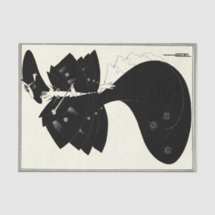 The Black Cape by Aubrey Beardsley Tissue Paper