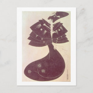 The Black Cape, illustration for the English editi Postcard