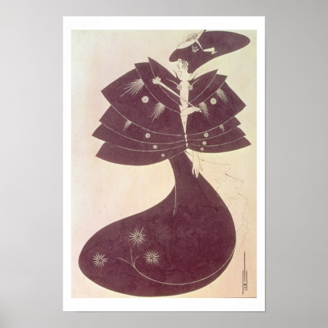 The Black Cape, illustration for the English editi Poster (Front)